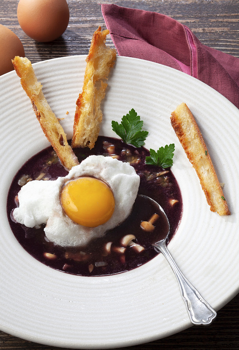 Œuf meurette île flottante