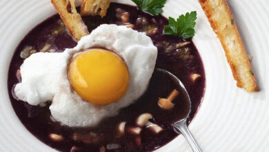 Œuf meurette île flottante