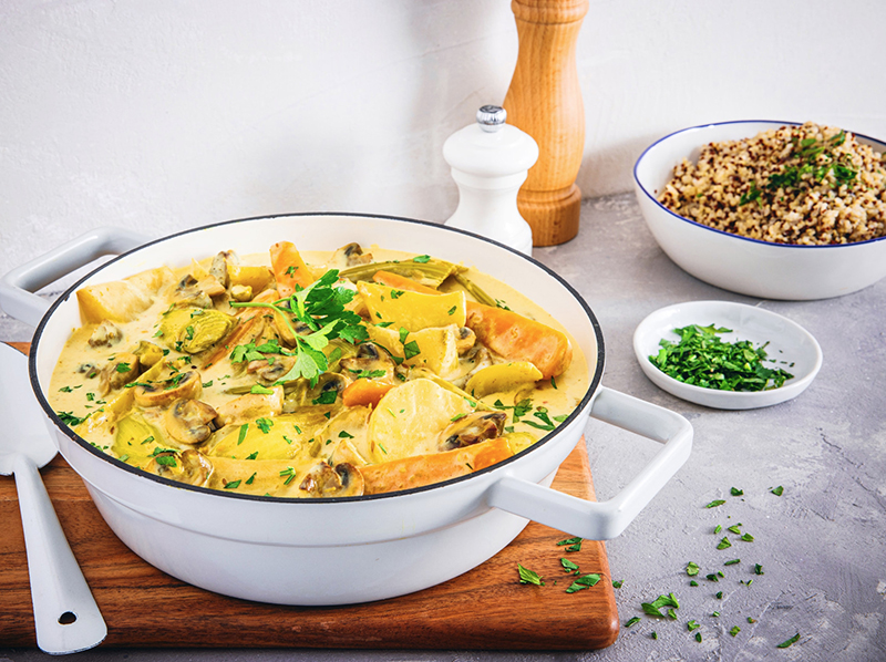 Blanquette de légumes curry