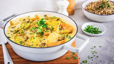 Blanquette de légumes curry