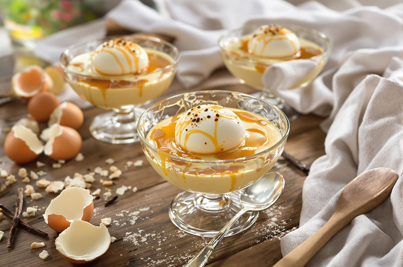 Îles flottantes express micro-ondes