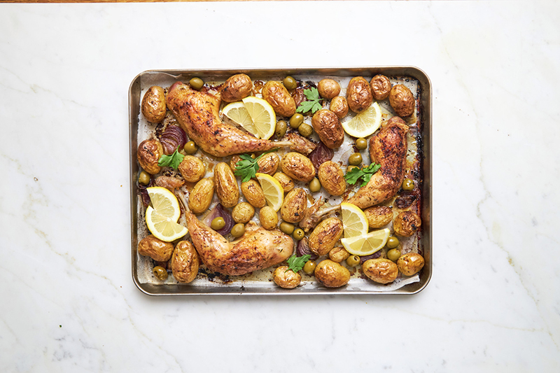 One pan poulet citron