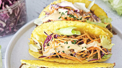Tacos salade Iceberg légumes prêts à l’emploi