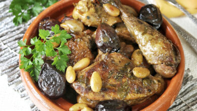 Tajine de Pintade pruneaux