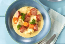 Blanquette de lotte Saucisse de Montbéliard IGP