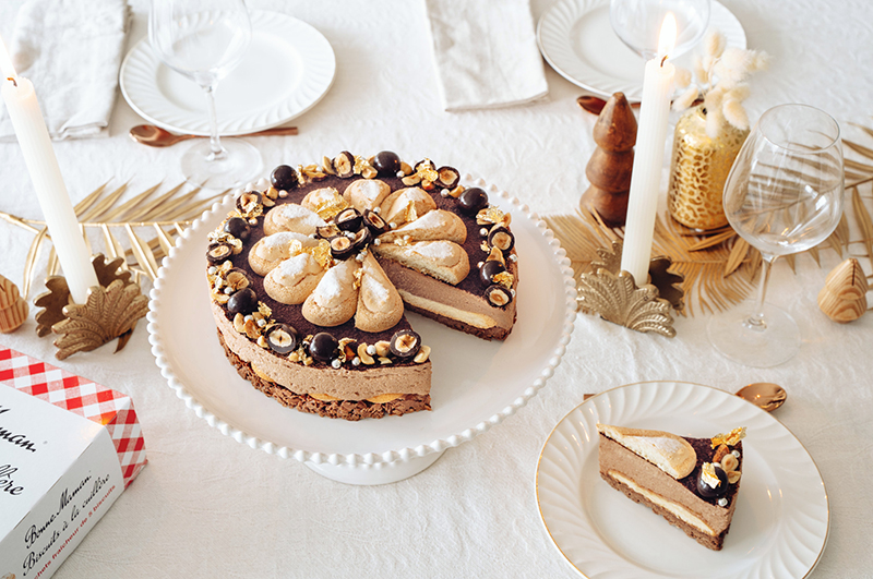 Délice chocolat noisettes biscuits à la cuillère Bonne Maman®