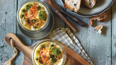 Petits gratins chou romanesco béchamel