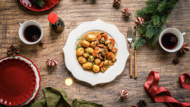 Ragoût végétarien champignons bière brune