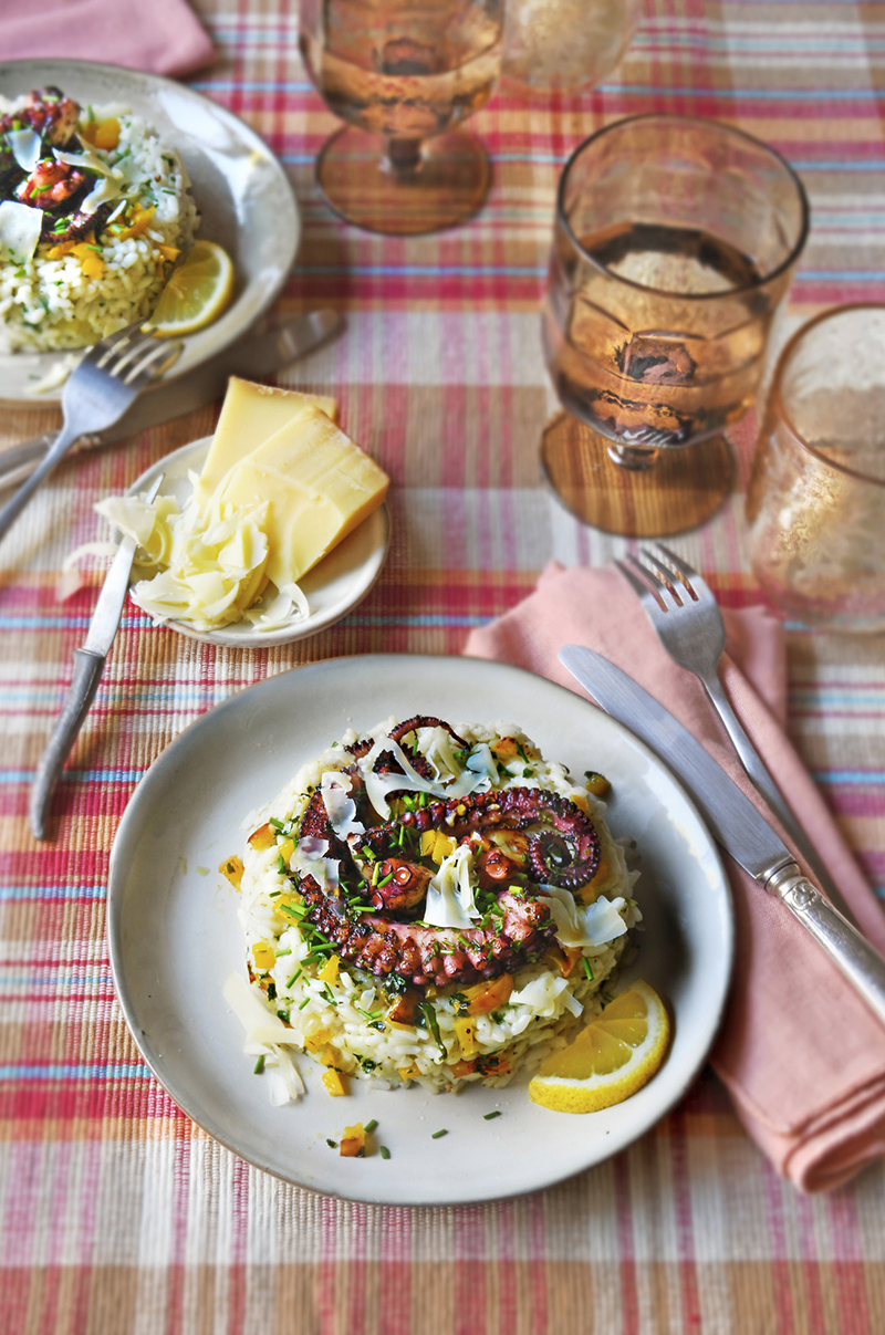 Risotto au poulpe Abondance
