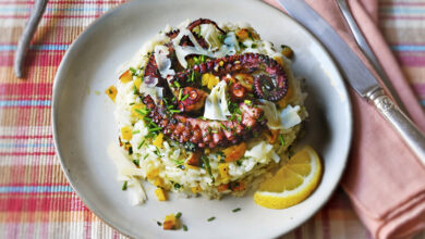 Risotto au poulpe Abondance