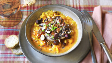 Risotto butternut cancoillote