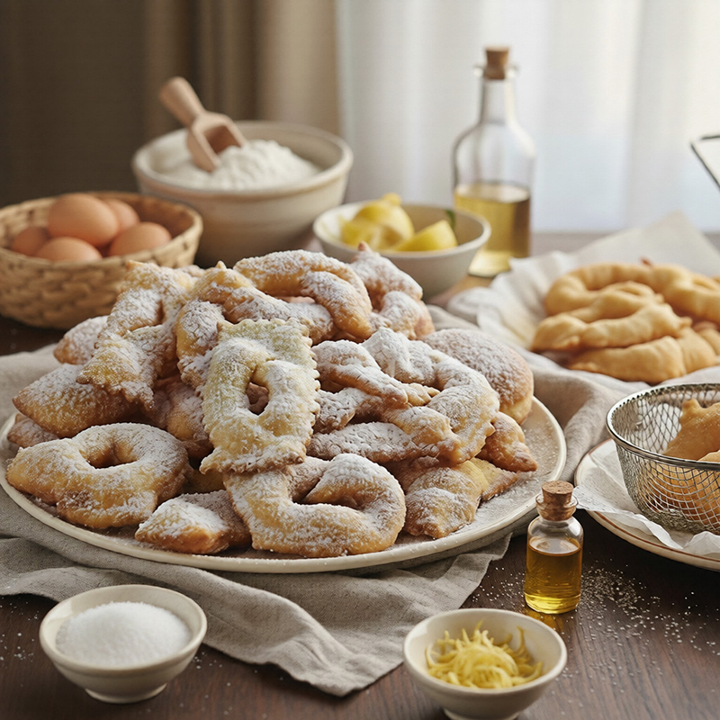 Beignets de Carnaval traditionnels