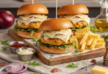 Burgers poulet Comté