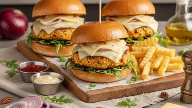 Burgers poulet Comté
