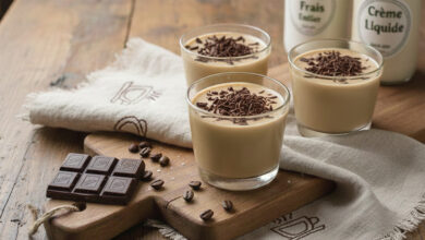 Crème dessert café maison