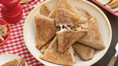 Crêpes de sarrasin façon samossa Raclette Autrement Bonne Entremont