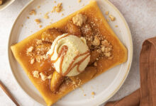 Crêpes façon Tatin lait entier