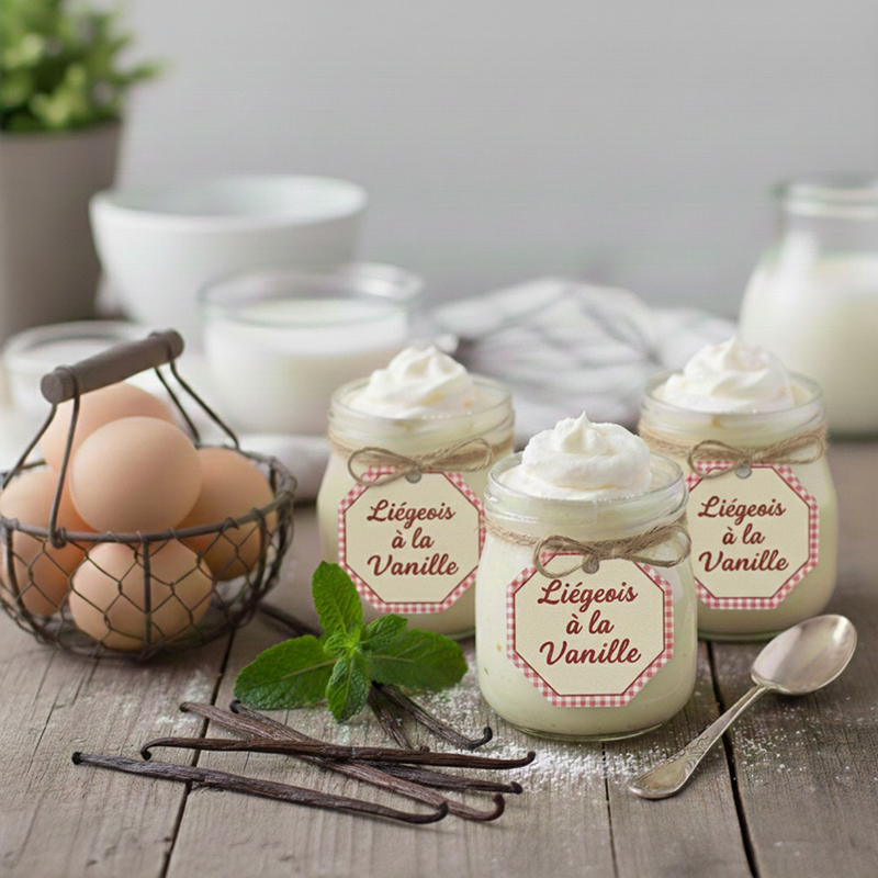Liégeois vanille