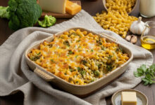 Mac & Cheese vert brocoli, Cheddar Monterey Jack