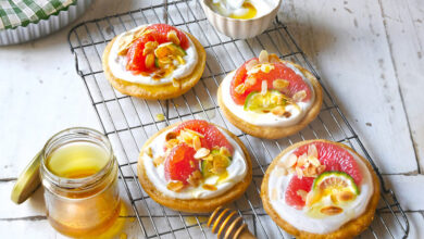 Pizza petit-suisse pomelo