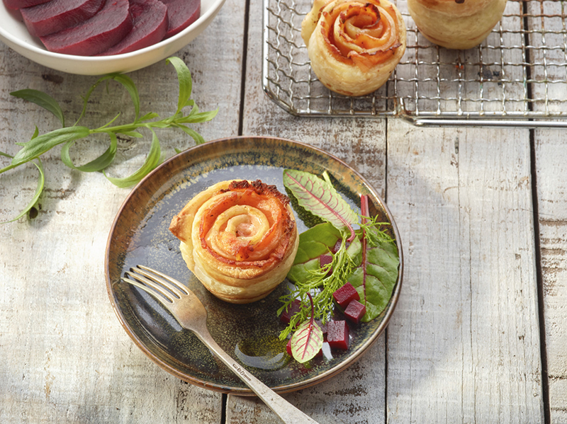 Rosace feuilletée saumon Pas Fumé