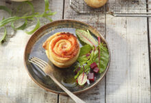 Rosace feuilletée saumon Pas Fumé