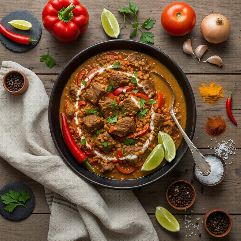 Bœuf mijoté parfums d’Orient