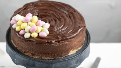 Entremet chocolat de Pâques