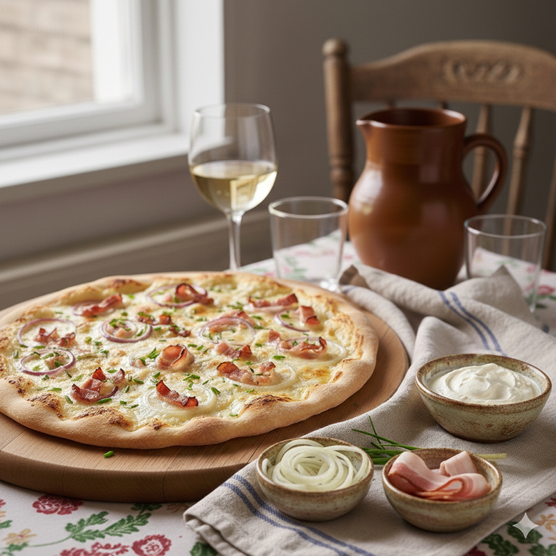 Flammeküeche traditionnelle