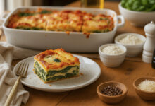 Lasagnes fondantes épinards-ricotta