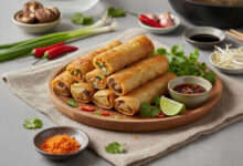 Nems croustillants légumes