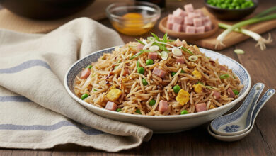 Riz Cantonais authentique au wok