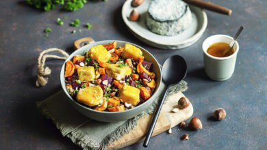 Salade tiède de lentilles Selles-sur-Cher AOP