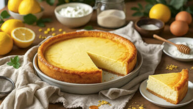 Tarte fromage blanc citron