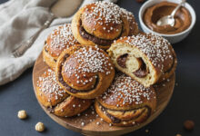 Tourbillons briochés praliné croustillant