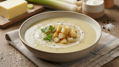 Velouté poireaux et pommes de terre