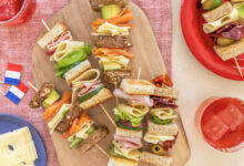 Brochettes apéro tranches Dégustation Entremont