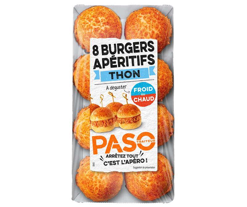 8 Burgers Apéritifs Thon