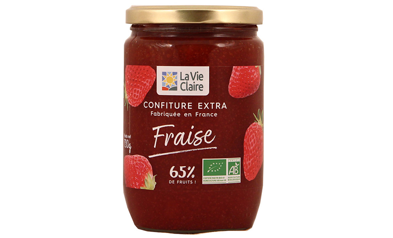 Confiture extra de Fraise bio