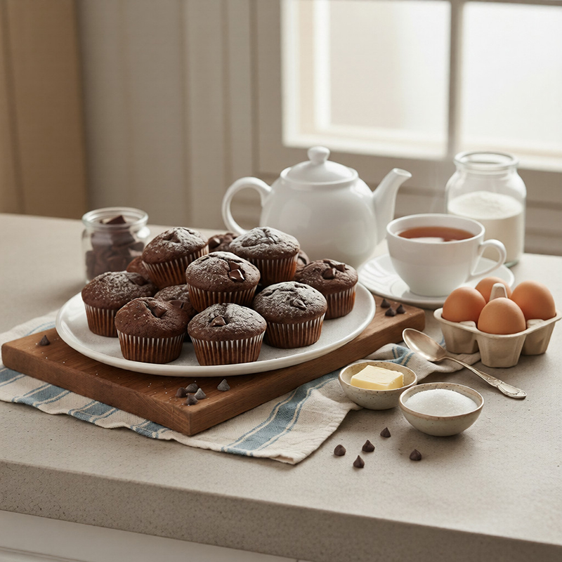 Mini muffins chocolat