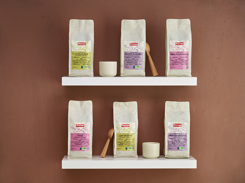 Nouveau packaging grains Malongo®