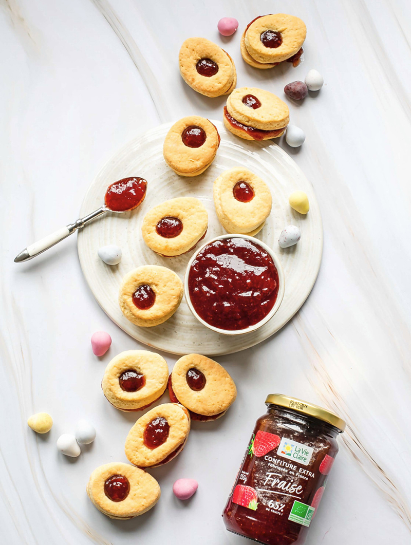 Œufs de Pâques fraise