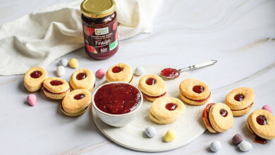 Œufs de Pâques fraise