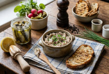 Rillettes de sardines ciboulette, façon bistrot