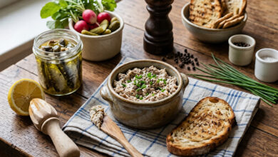 Rillettes de sardines ciboulette, façon bistrot