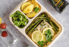 Rôti de saumon au four